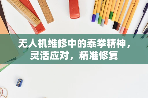 无人机维修中的泰拳精神，灵活应对，精准修复