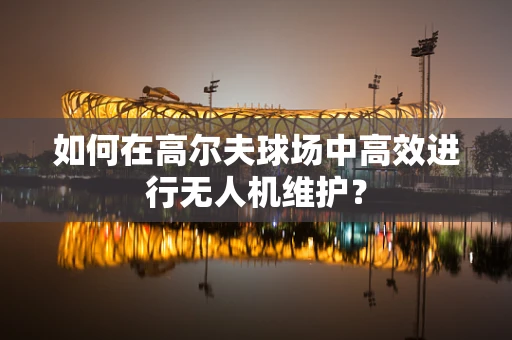 如何在高尔夫球场中高效进行无人机维护？