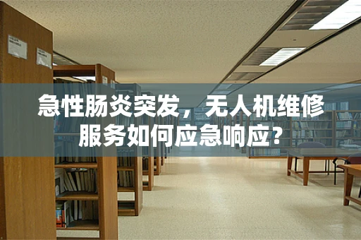 急性肠炎突发，无人机维修服务如何应急响应？