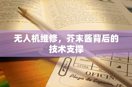 无人机维修，芥末酱背后的技术支撑