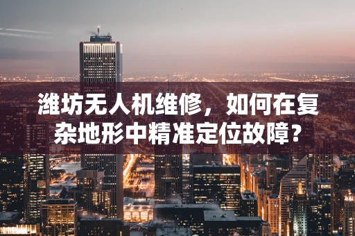 潍坊无人机维修，如何在复杂地形中精准定位故障？