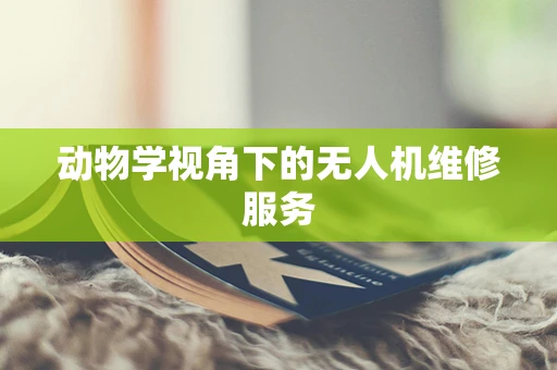 动物学视角下的无人机维修服务