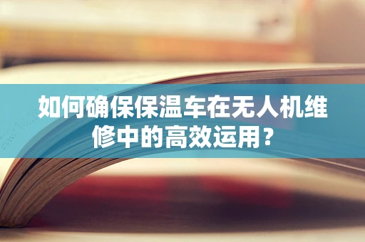 如何确保保温车在无人机维修中的高效运用？