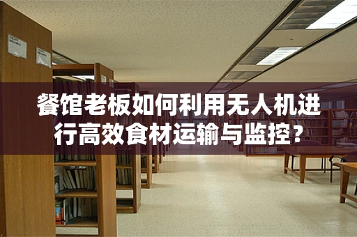 餐馆老板如何利用无人机进行高效食材运输与监控？
