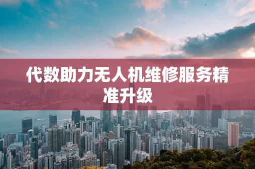 代数助力无人机维修服务精准升级