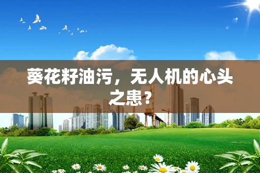 葵花籽油污，无人机的心头之患？