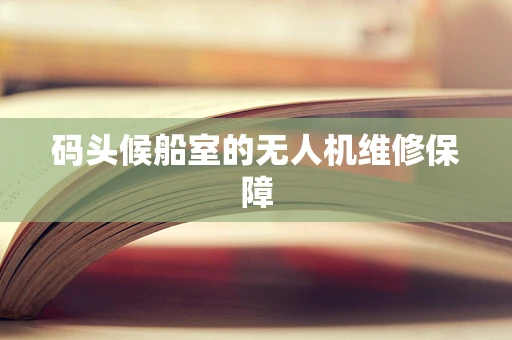 码头候船室的无人机维修保障