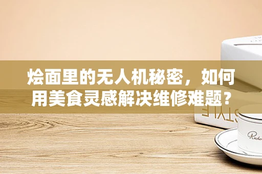 烩面里的无人机秘密，如何用美食灵感解决维修难题？