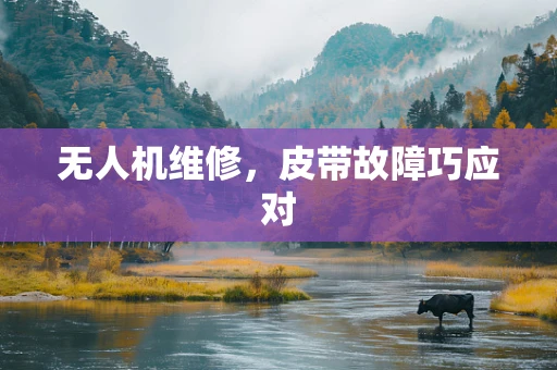 无人机维修，皮带故障巧应对