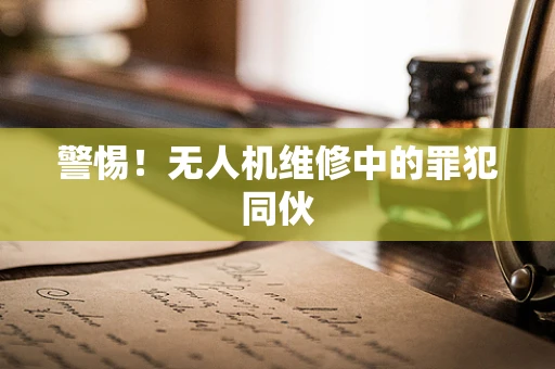 警惕！无人机维修中的罪犯同伙