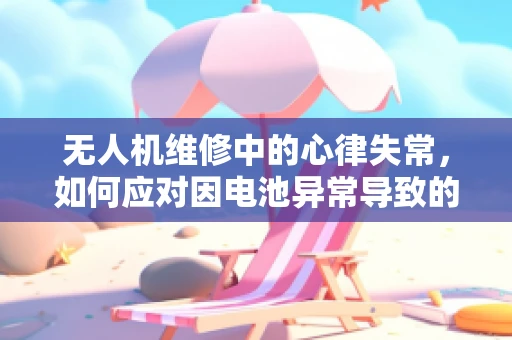 无人机维修中的心律失常，如何应对因电池异常导致的心跳式飞行？