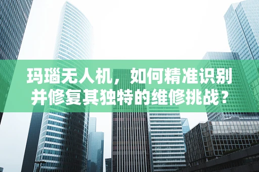 玛瑙无人机，如何精准识别并修复其独特的维修挑战？