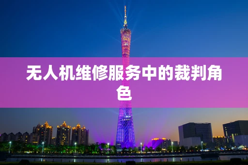无人机维修服务中的裁判角色