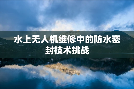 水上无人机维修中的防水密封技术挑战