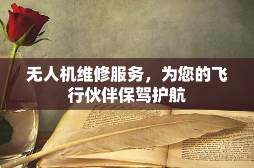 无人机维修服务，为您的飞行伙伴保驾护航
