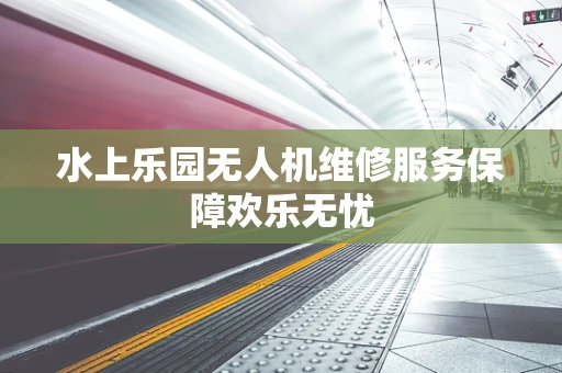 水上乐园无人机维修服务保障欢乐无忧