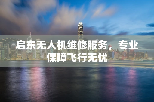 启东无人机维修服务，专业保障飞行无忧