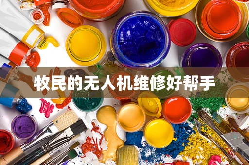 牧民的无人机维修好帮手
