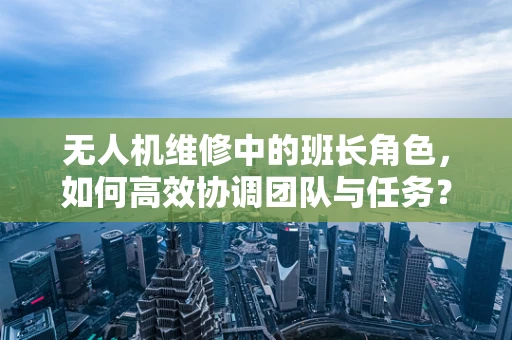 无人机维修中的班长角色，如何高效协调团队与任务？