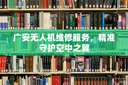 广安无人机维修服务，精准守护空中之翼