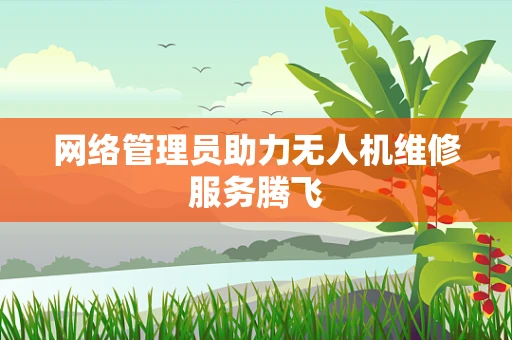 网络管理员助力无人机维修服务腾飞