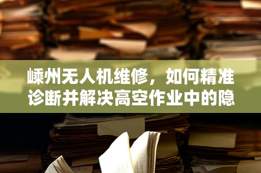 嵊州无人机维修，如何精准诊断并解决高空作业中的隐疾？