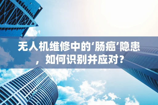 无人机维修中的‘肠癌’隐患，如何识别并应对？
