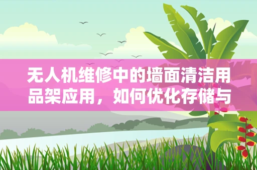 无人机维修中的墙面清洁用品架应用，如何优化存储与维护效率？