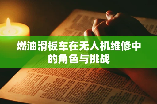 燃油滑板车在无人机维修中的角色与挑战