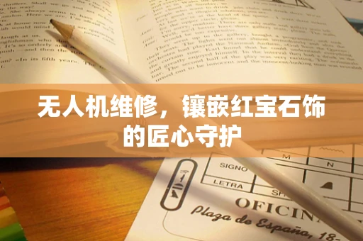 无人机维修，镶嵌红宝石饰的匠心守护