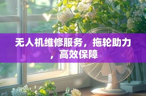 无人机维修服务，拖轮助力，高效保障