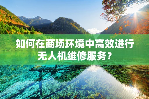 如何在商场环境中高效进行无人机维修服务？