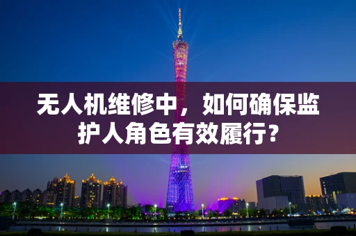 无人机维修中，如何确保监护人角色有效履行？