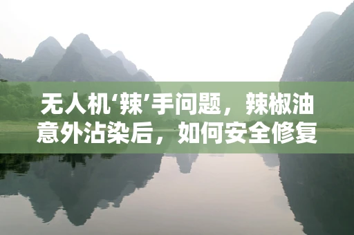无人机‘辣’手问题，辣椒油意外沾染后，如何安全修复？