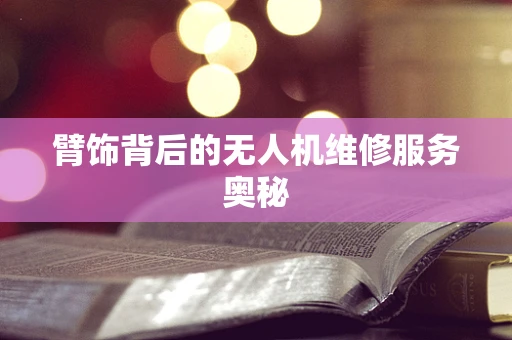 臂饰背后的无人机维修服务奥秘