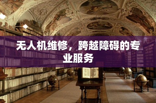 无人机维修，跨越障碍的专业服务