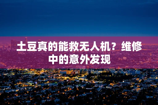 土豆真的能救无人机？维修中的意外发现