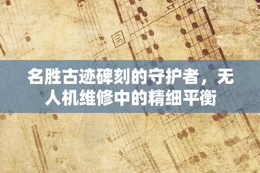 名胜古迹碑刻的守护者，无人机维修中的精细平衡