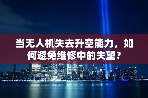 当无人机失去升空能力，如何避免维修中的失望？