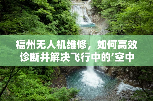 福州无人机维修，如何高效诊断并解决飞行中的‘空中之舞’故障？