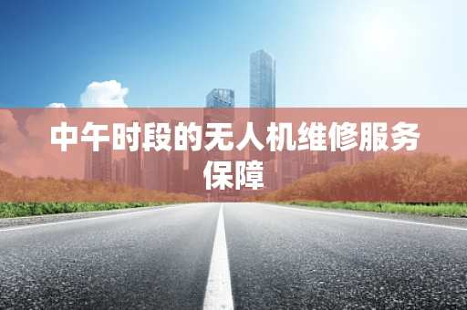 中午时段的无人机维修服务保障