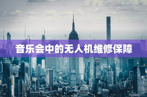 音乐会中的无人机维修保障