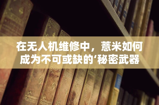 在无人机维修中，薏米如何成为不可或缺的‘秘密武器’？