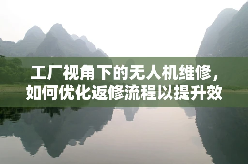 工厂视角下的无人机维修，如何优化返修流程以提升效率？
