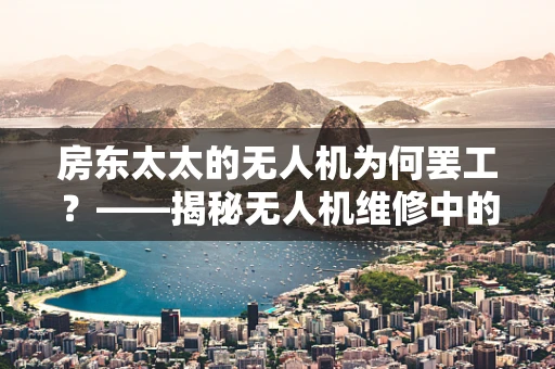 房东太太的无人机为何罢工？——揭秘无人机维修中的常见误区