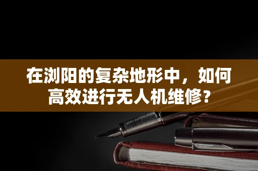 在浏阳的复杂地形中，如何高效进行无人机维修？