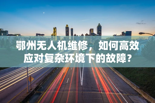 鄂州无人机维修，如何高效应对复杂环境下的故障？