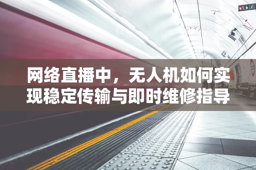 网络直播中，无人机如何实现稳定传输与即时维修指导？