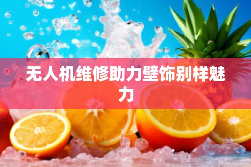 无人机维修助力壁饰别样魅力