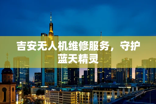 吉安无人机维修服务，守护蓝天精灵